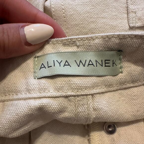 ALIYA WANEK Women's Abeo Pants Size S In Natural - Picture 10 of 12